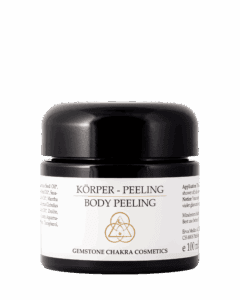 Produktfoto des SeelenLiebe Chakra Kosmetik Körper-Peelings von vorne.
