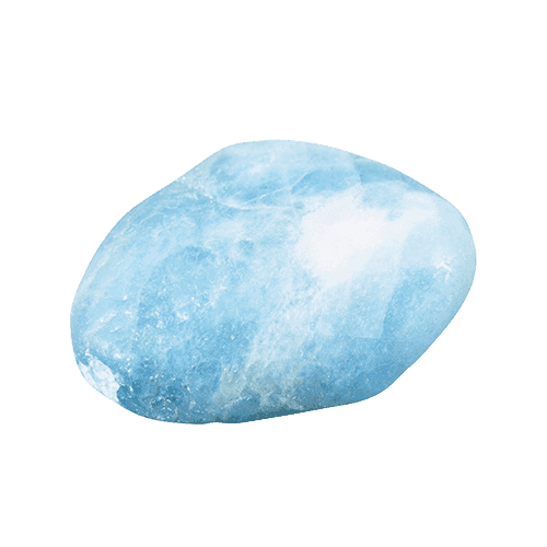 Isoliertes Bild von einem Aquamarin