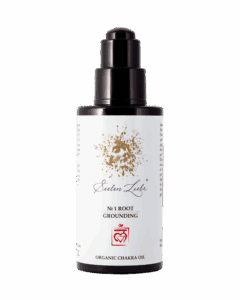 Produktfoto des SeelenLiebe Chakra Kosmetik Öls № 1 Root Grounding von vorne.